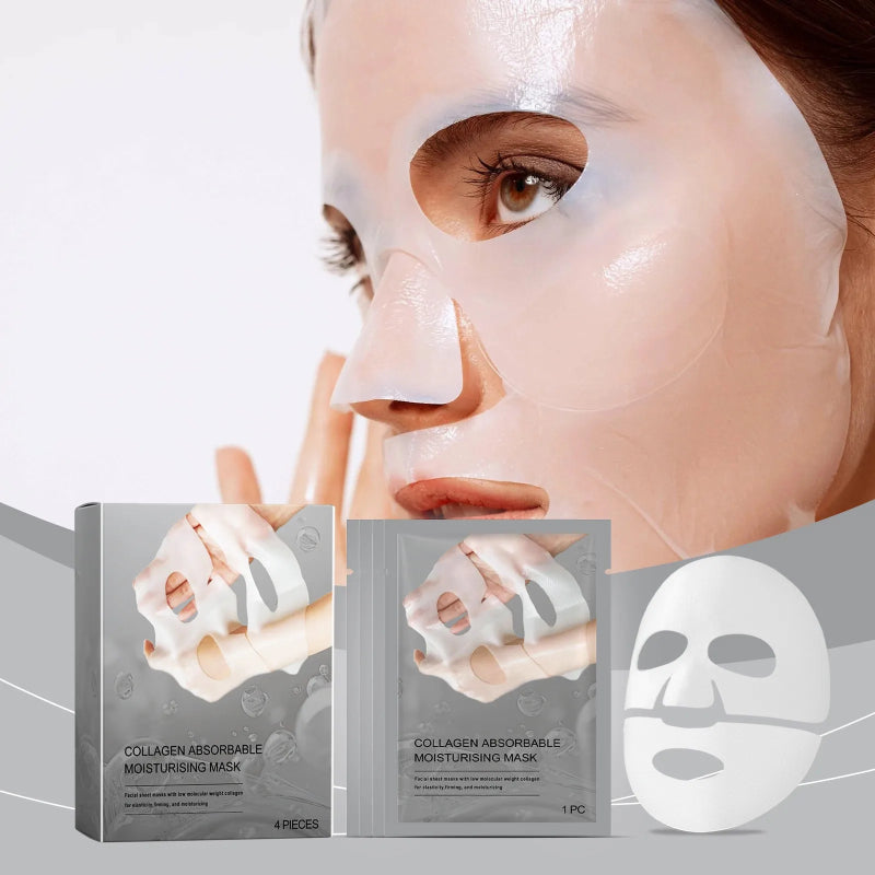 Maschera Viso Idratante con Acido Ialuronico e Collagene